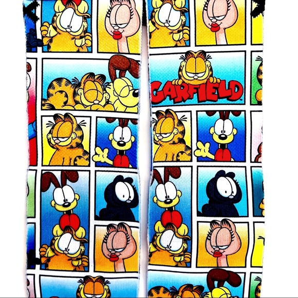 Odd Sox Nickelodeon Garfield Odie Cartoon Comic Crew Socks Mens Womens Gift - Picture 4 of 7